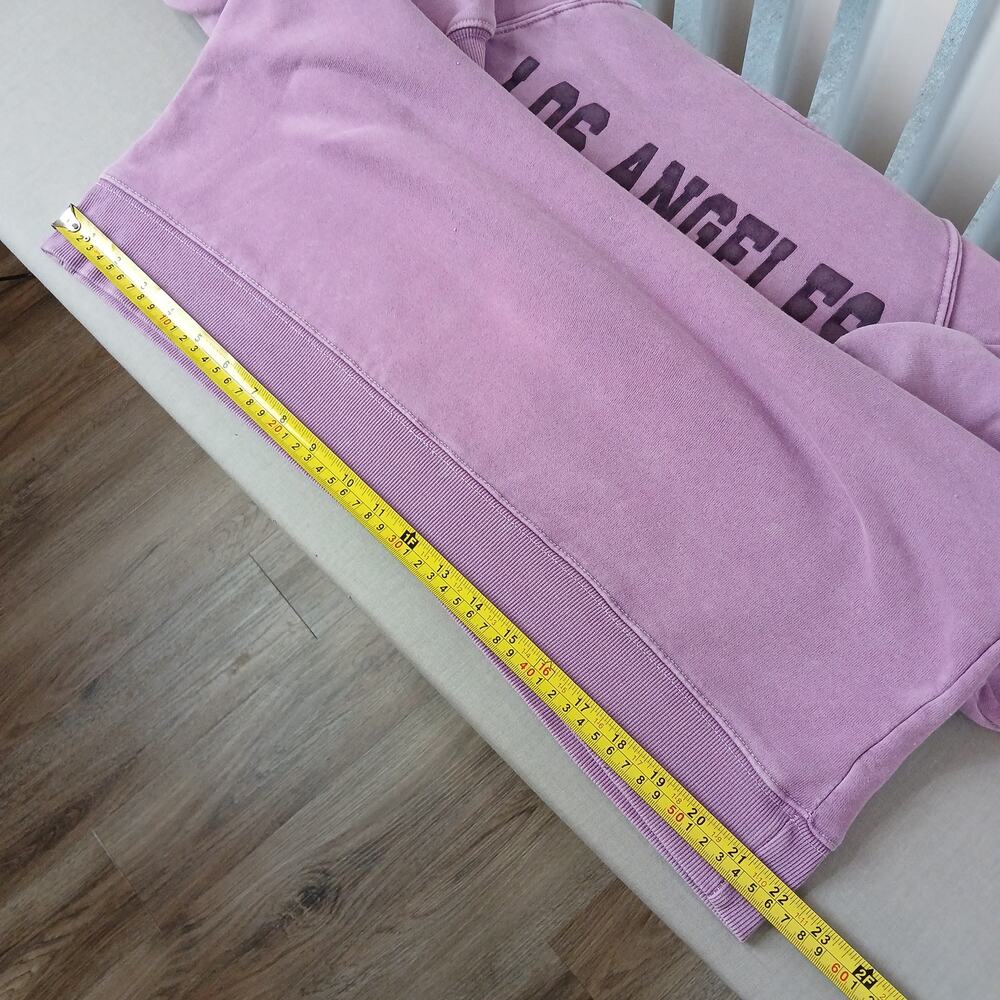 Planet Heart Retro "Los Angeles CA 2004" Sweatshirt L purple raglan long sleeve - Picture 9 of 12
